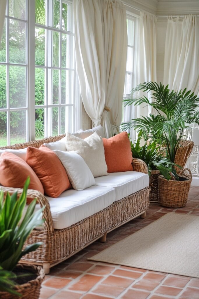 Eclectic Sunroom Retreat