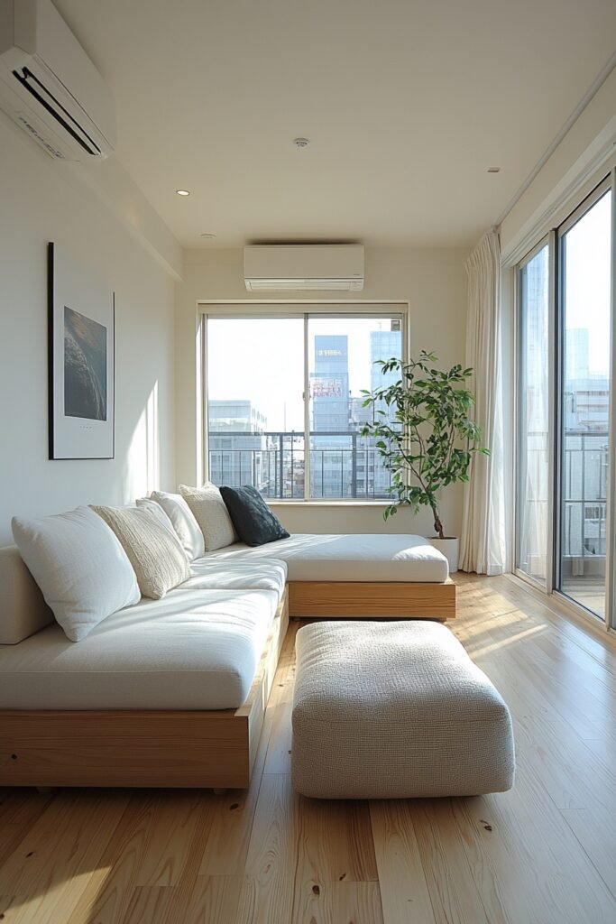 Eco-Conscious Minimalist Space