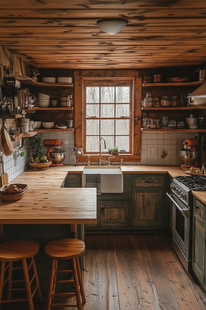 Efficient Cabin Kitchen