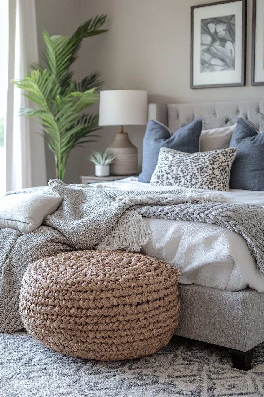 29 Gray Boho Bedroom Ideas To Make Your Space Feel Cozy And Inviting ...