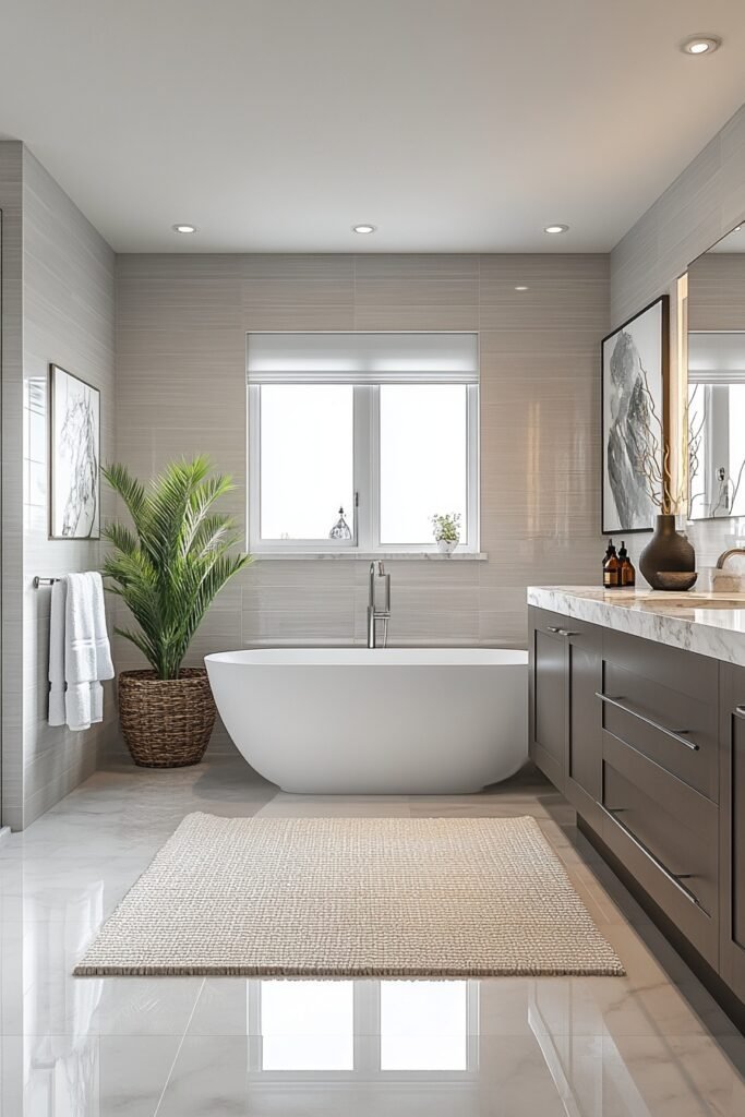 Elegant Modern Loft Bathroom