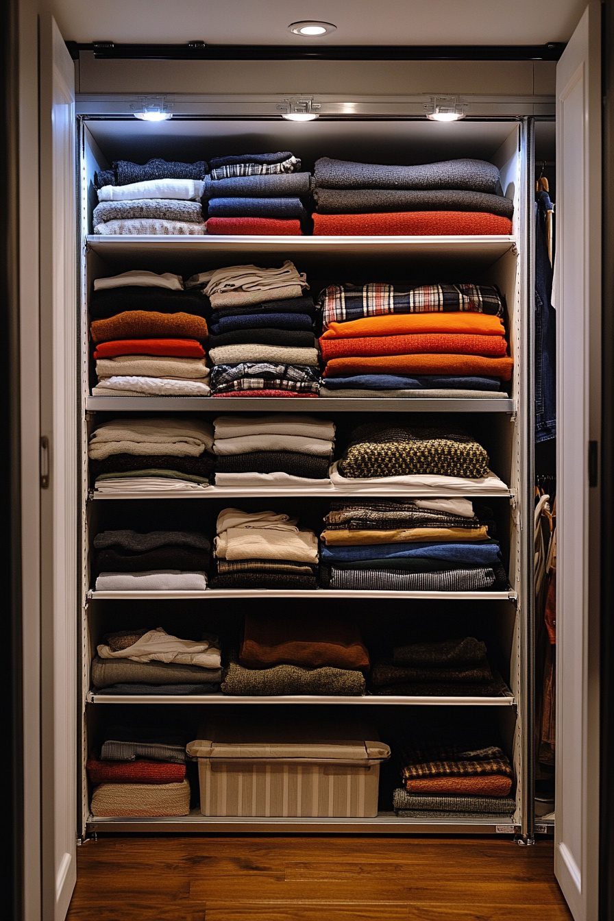 Image showcasing 29 Tiny Apartment Closet Ideas To Keep Your Space Organized And Stylish ...