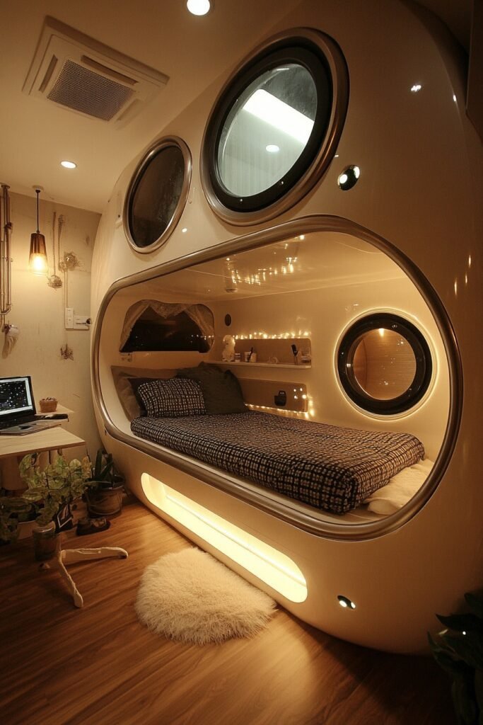 Galactic Capsule Loft Bed