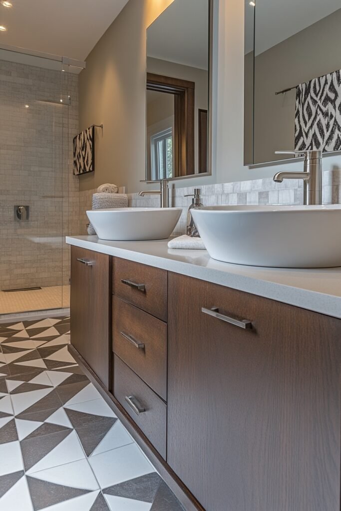 Geometric Bath Style