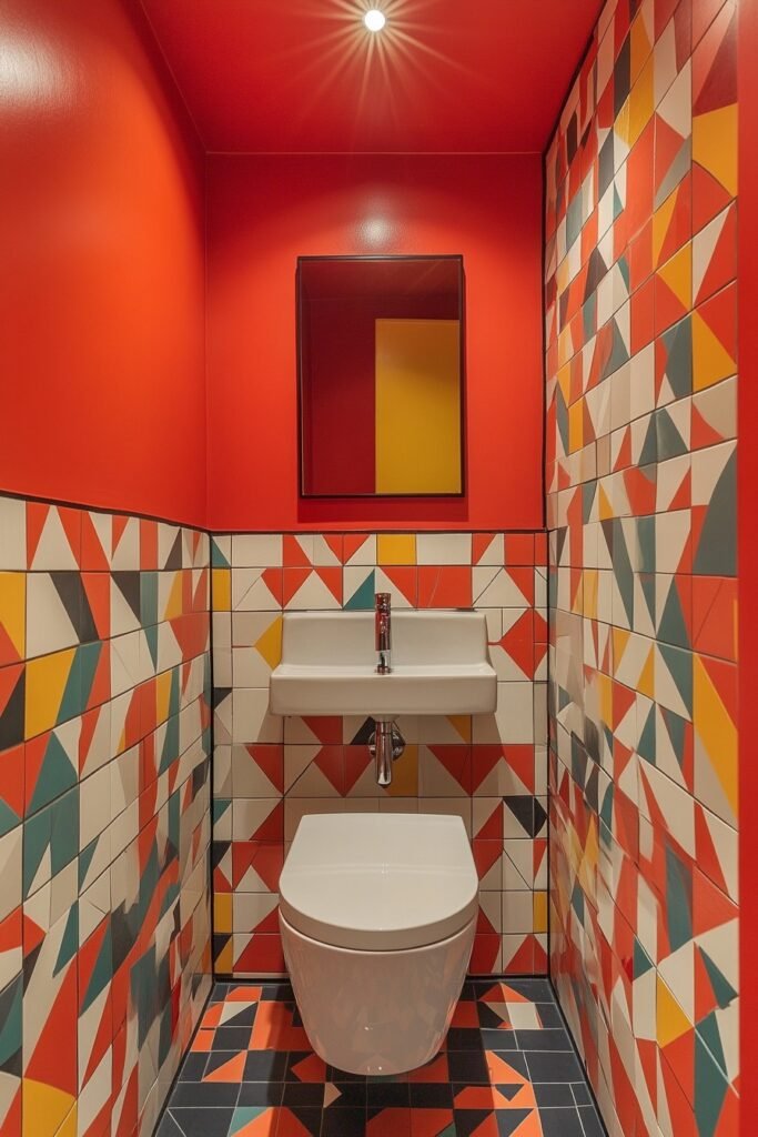 Geometric Design Loft Bath