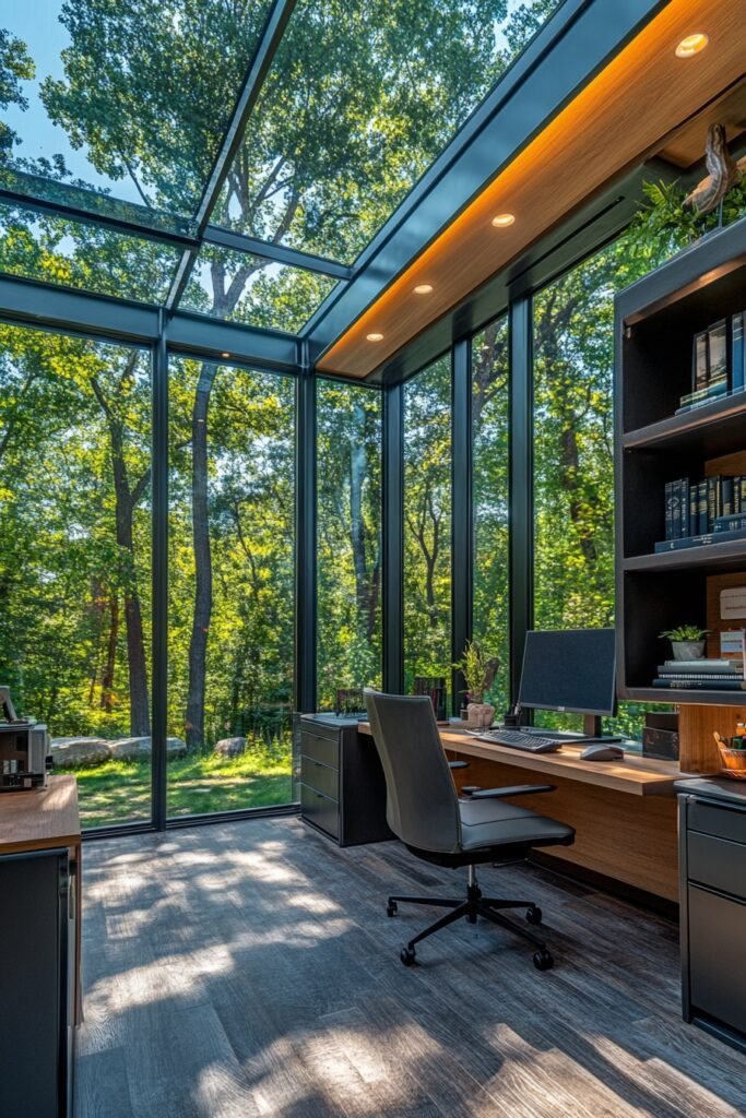 Glass-Walled Office Escape