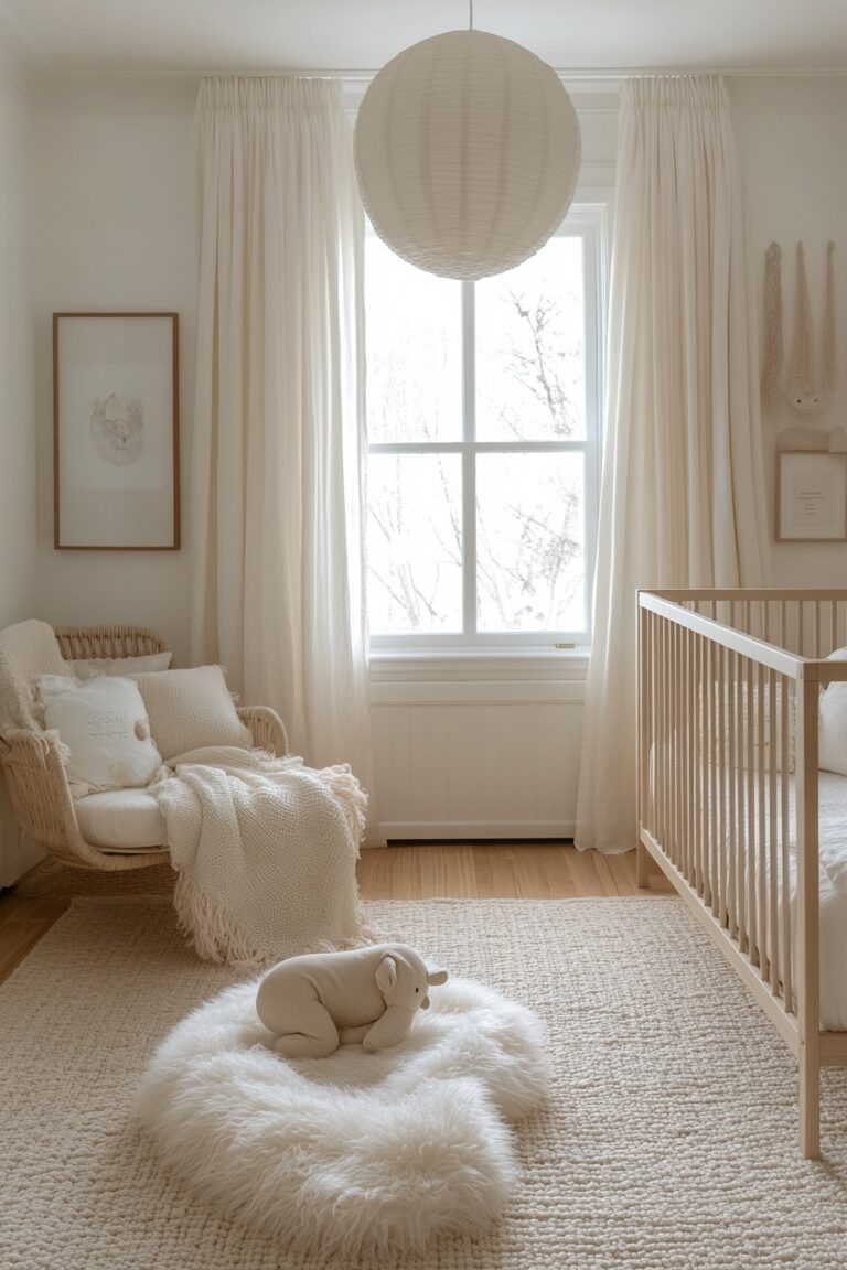 Photo inspiration: Minimalist Industrial Chic Apartment Nursery Spaces Reference: 29 Luxury Nursery Ideas To Create A Glamorous And Timeless