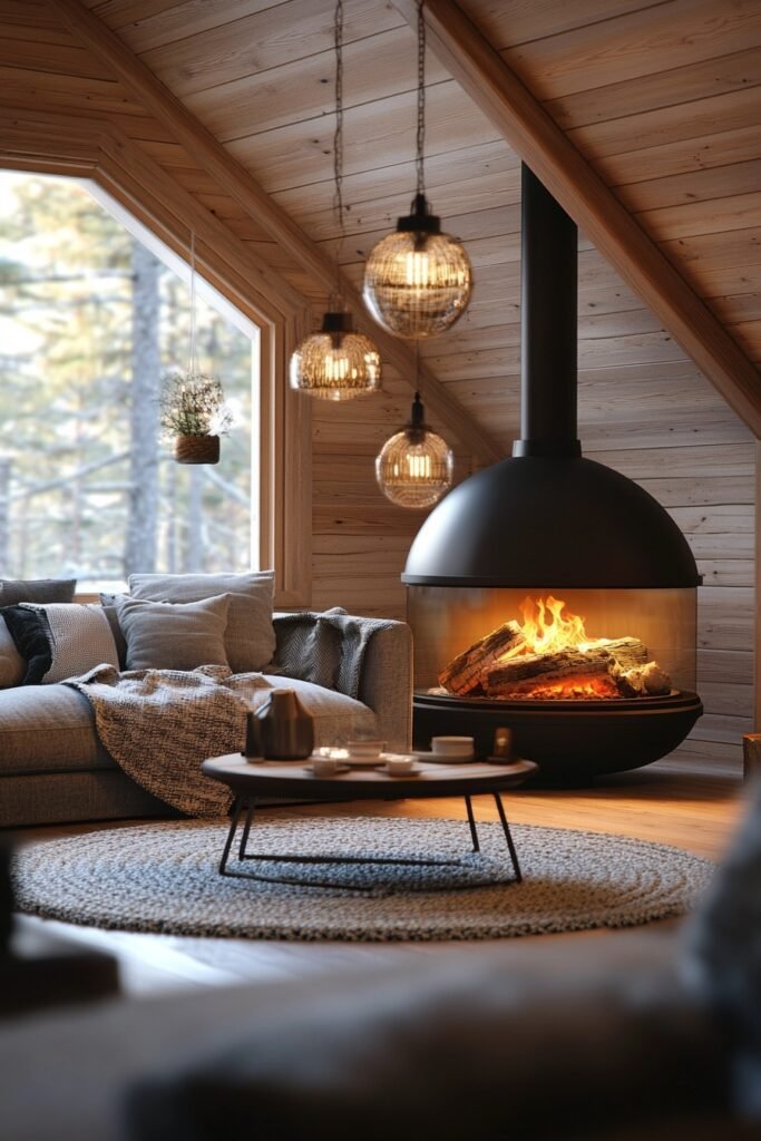 Hygge Cabin Hearth