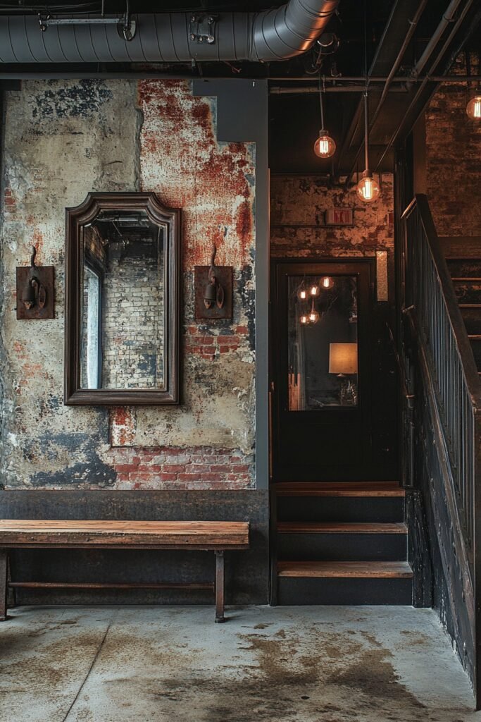 tiny apartment entryway