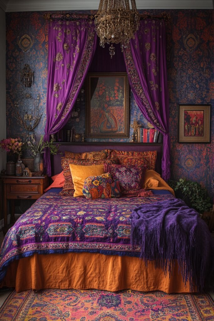 Jewel Tone Boho Sanctuary