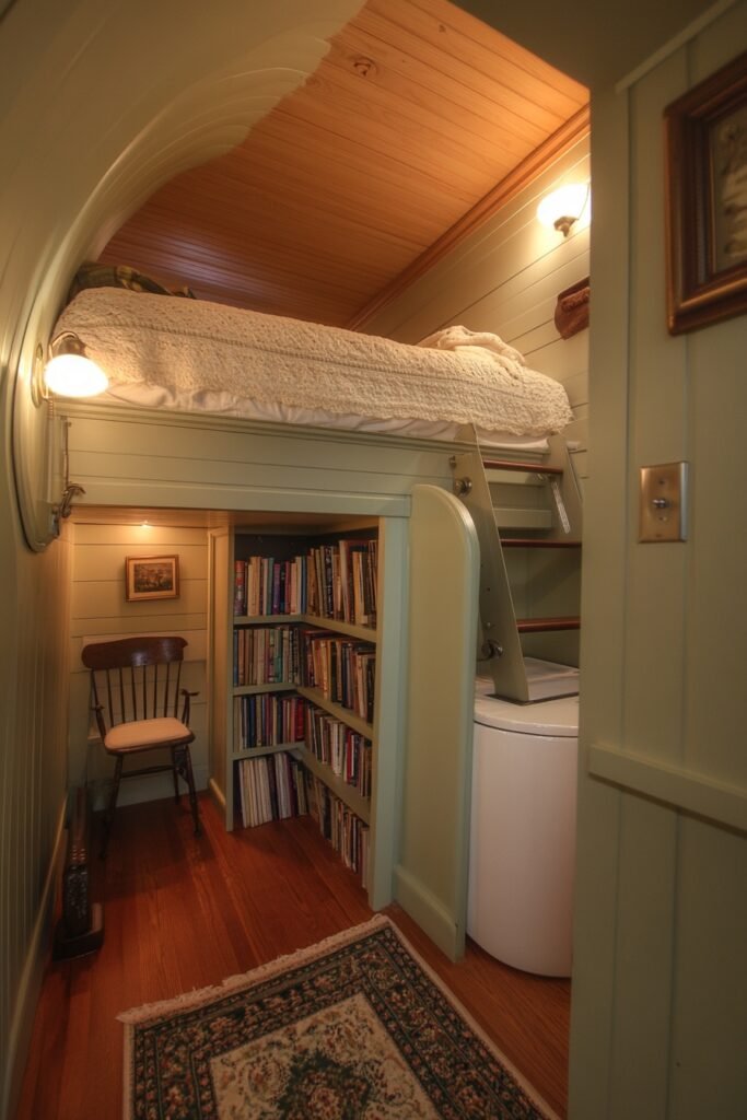 Library Loft Bed Design