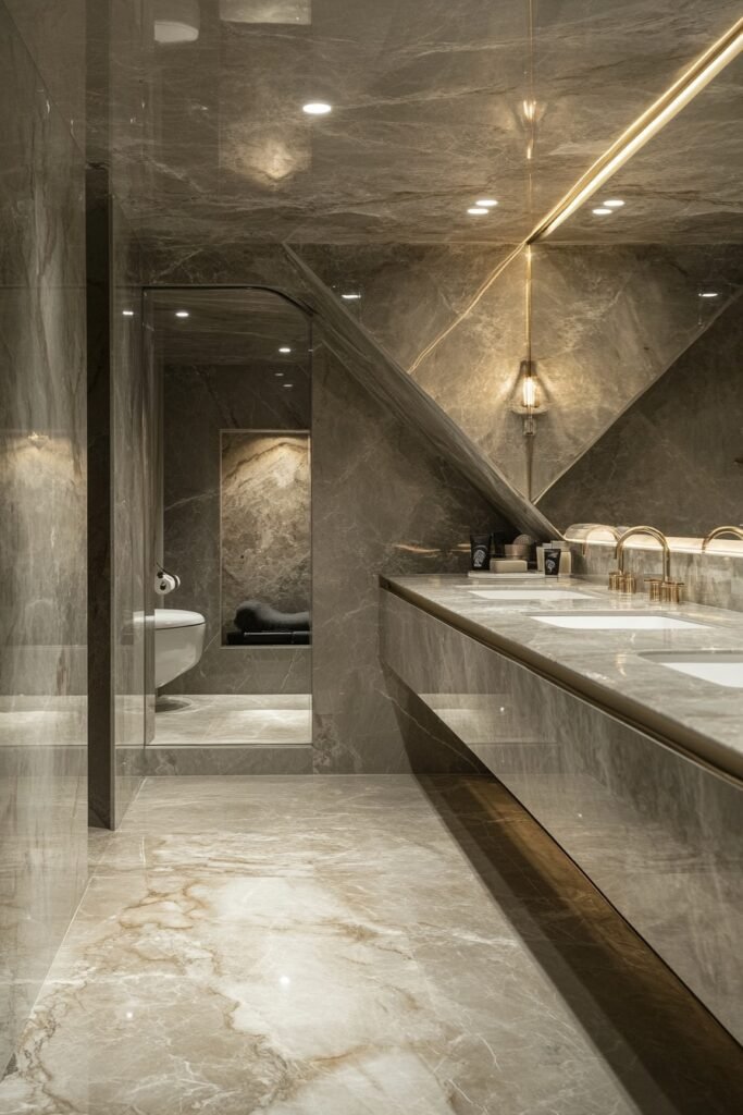 Luxury Marble Loft Bath