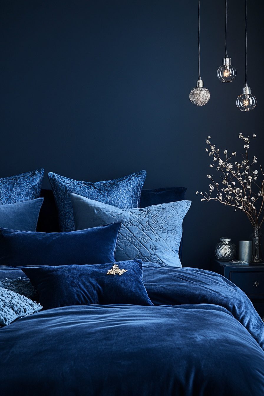 29 Navy Blue Boho Bedroom Ideas For Creating A Peaceful And Inviting ...