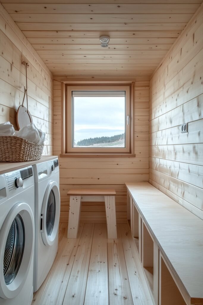 Minimalist Laundry Room