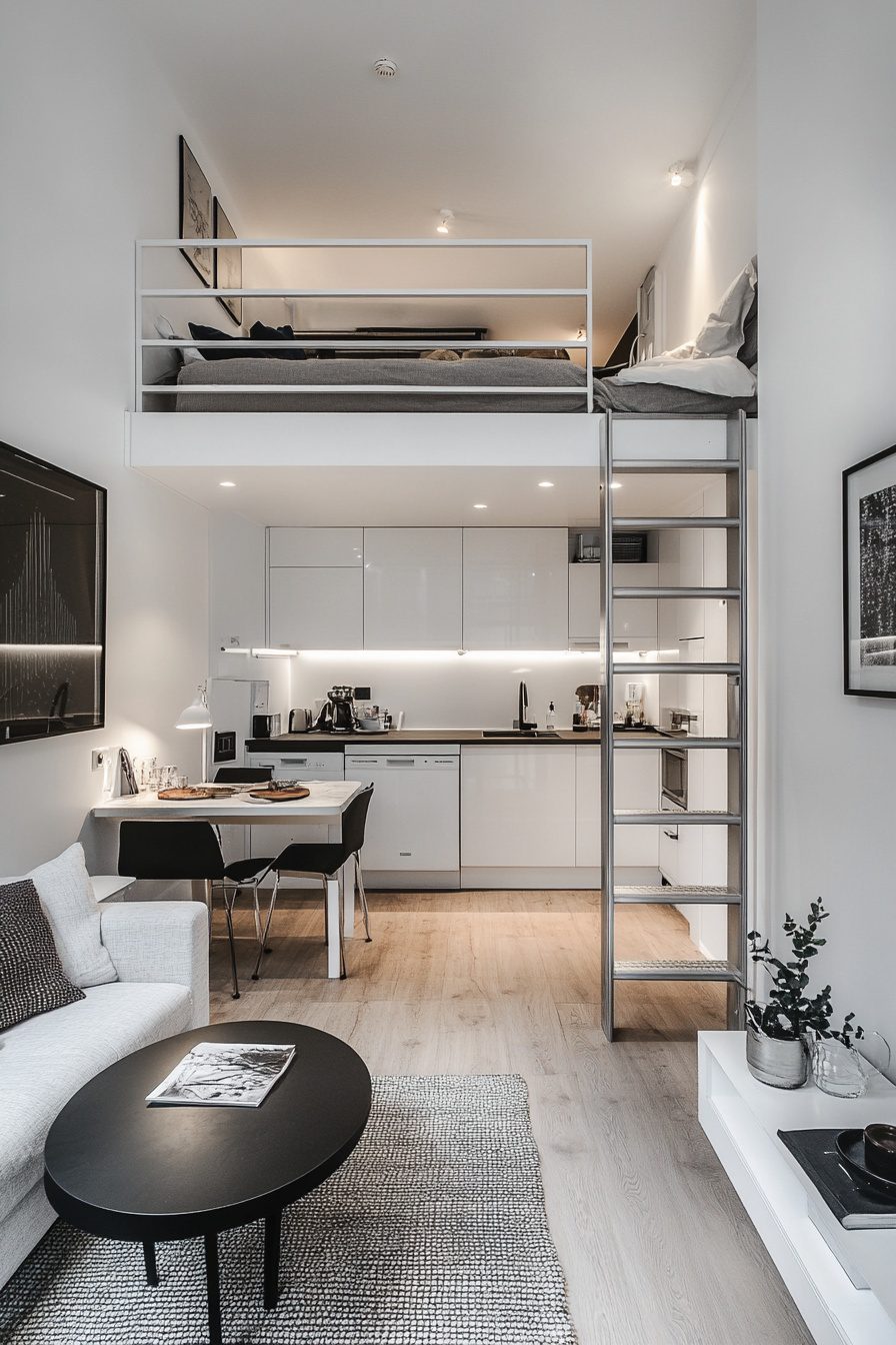 29 Tiny Apartment Minimalist Ideas For A Peaceful And Organized Home ... - Small High-Rise Apartment Minimalist Decor Inspiration