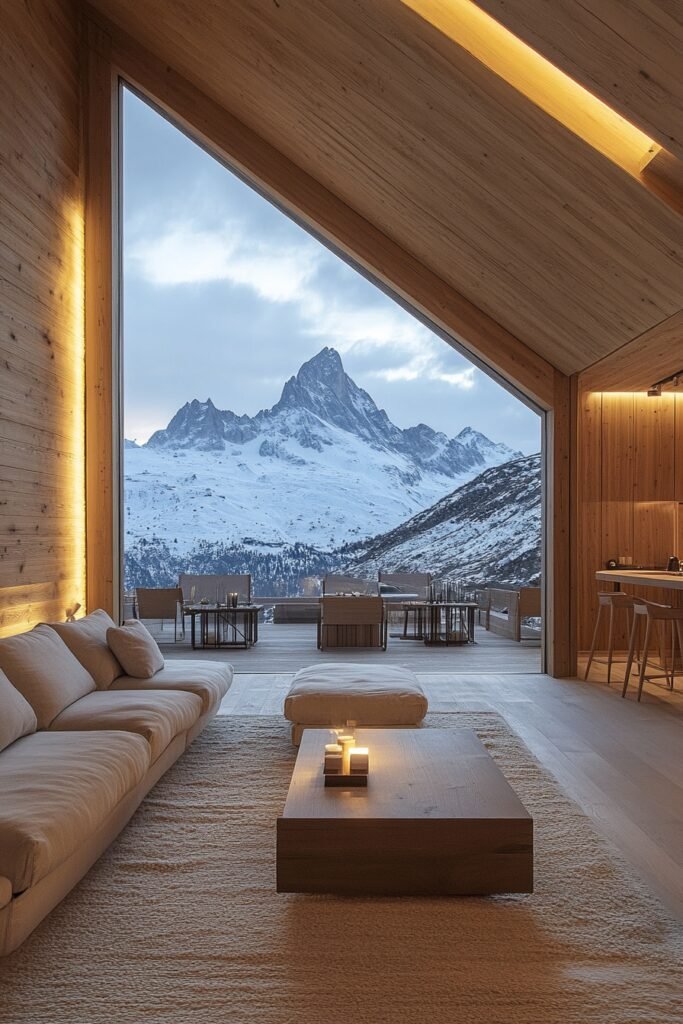 Minimalist Mountain Cabin