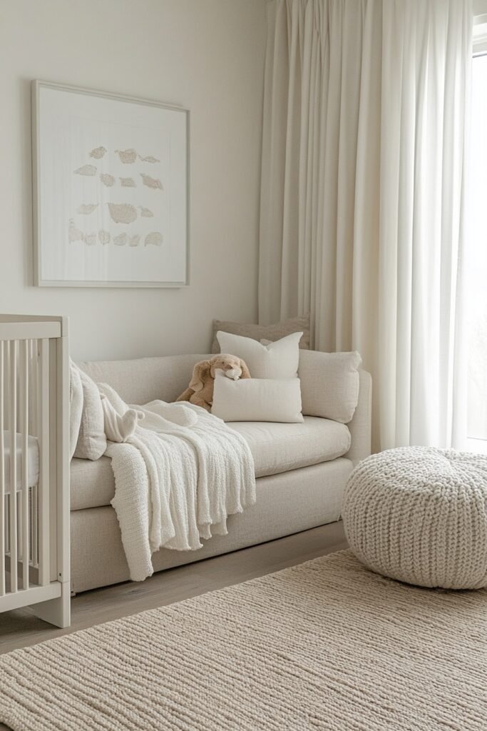 Minimalist Neutral Nursery Design