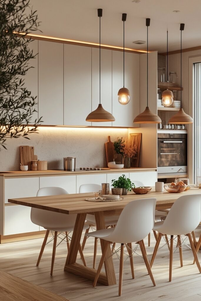 Mist-Kissed Dining Kitchen