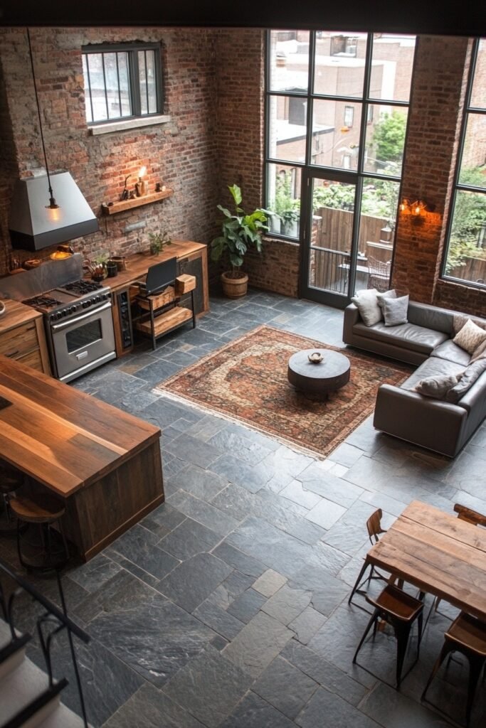 Modern Bluestone Loft