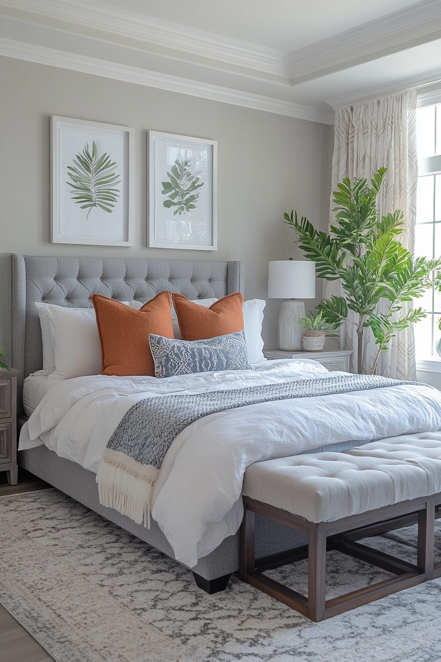 29 Gray Boho Bedroom Ideas To Make Your Space Feel Cozy And Inviting ...