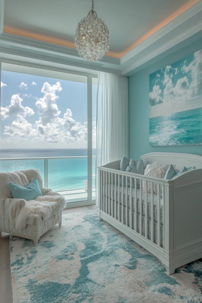 Oceanfront Luxe Nursery