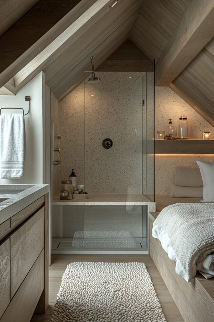 Open Loft Bathroom Design