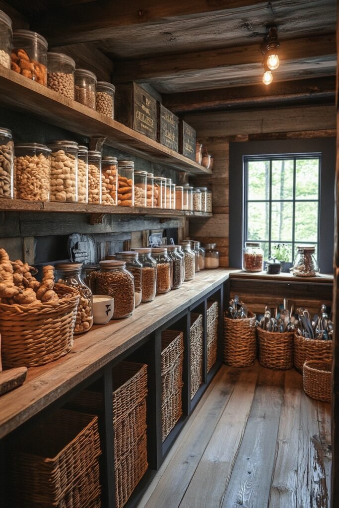 Organized Cabin Pantry