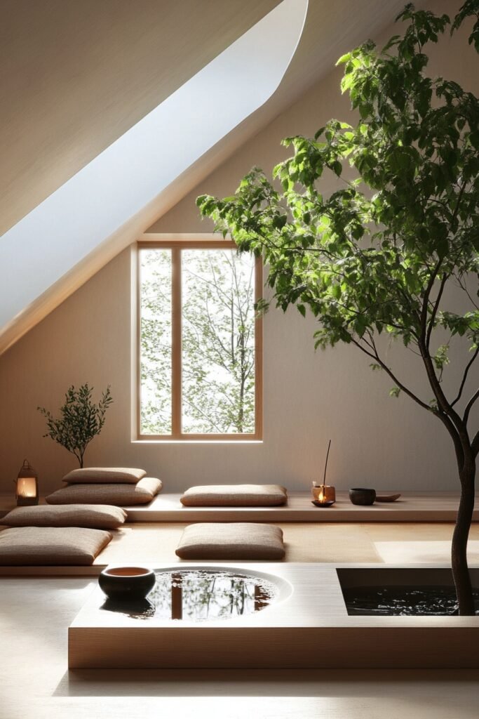 Quiet Loft Meditation Nook