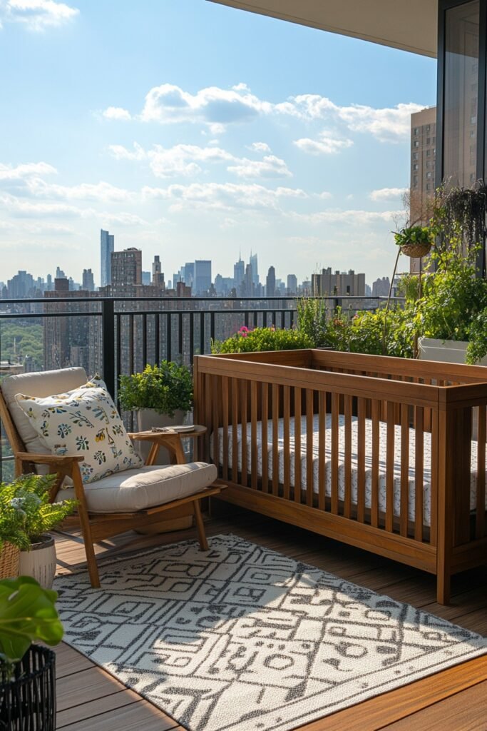 Rooftop Garden Luxe Nursery