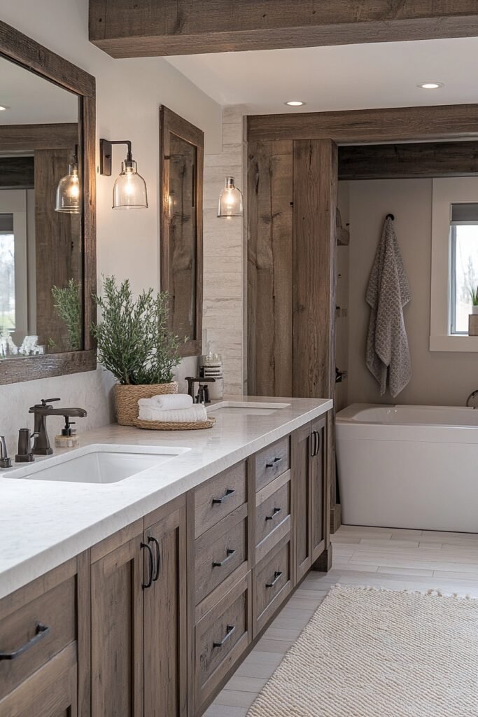 Rustic Modern Bath