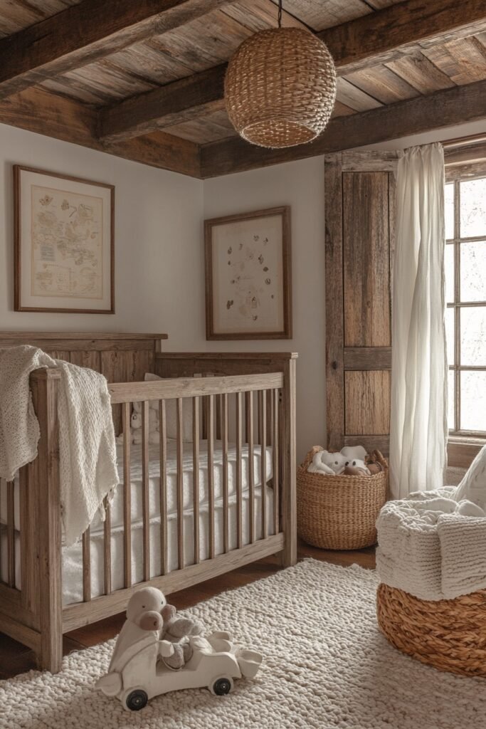 Rustic Neutral Nursery Retreat