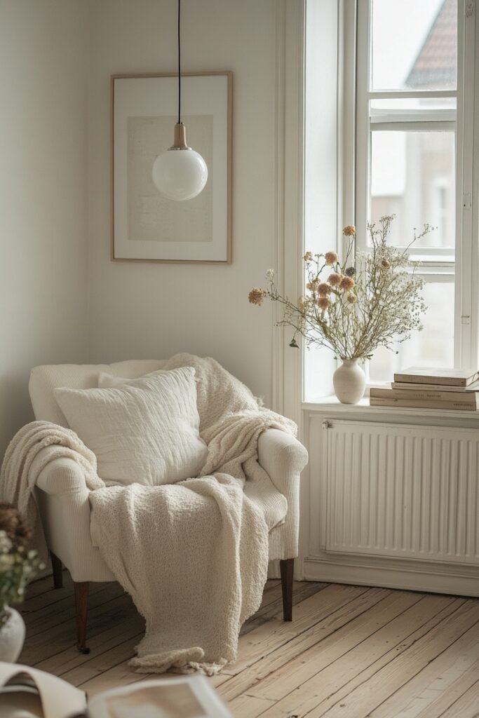 Scandi Minimalist Corner