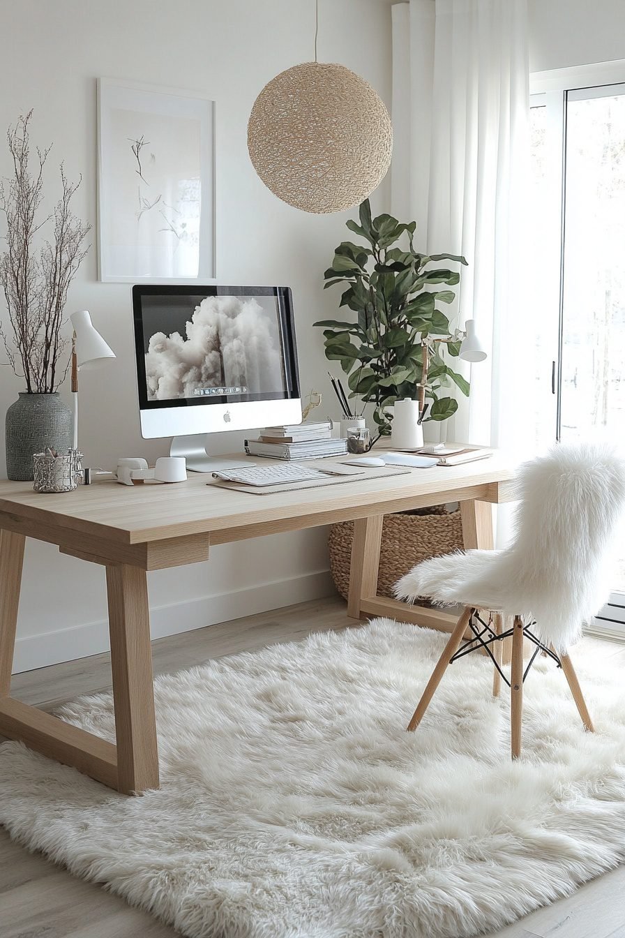 30 closet office ideas: Create a Productive Workspace Anywhere - Peaceful Modern Apartment Home Office Ideas