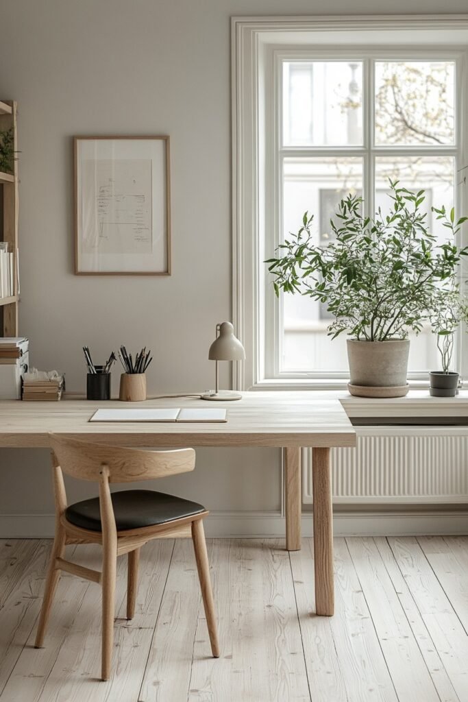 Scandinavian Serenity Office