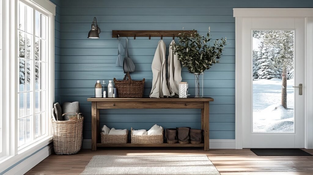 Scandinavian cabin interior