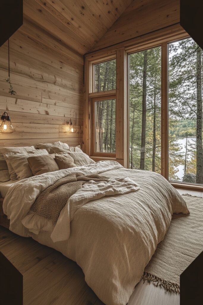 Serene Cabin Bedroom