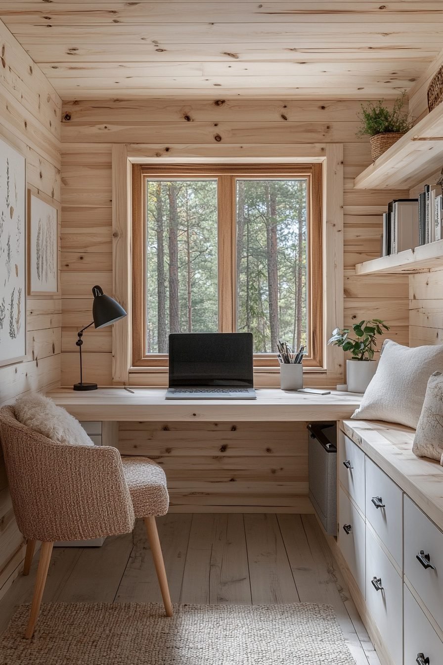 Picture of 23 Scandinavian Home Office Ideas: Creating Bright and Cozy Workspaces ...