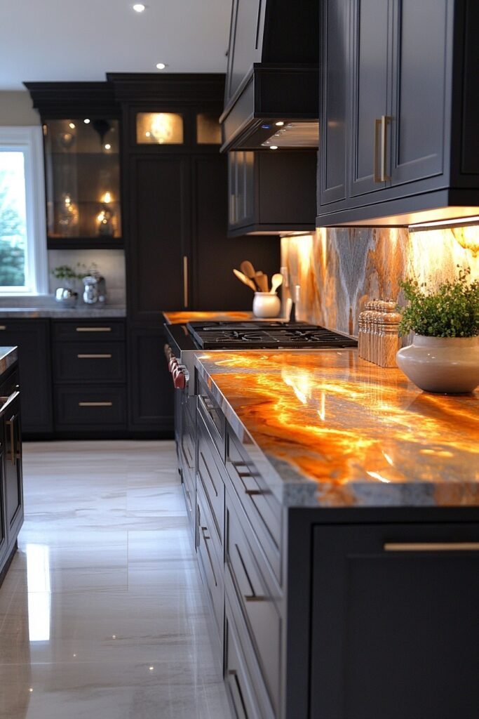 Sophisticated Feldspar Countertops