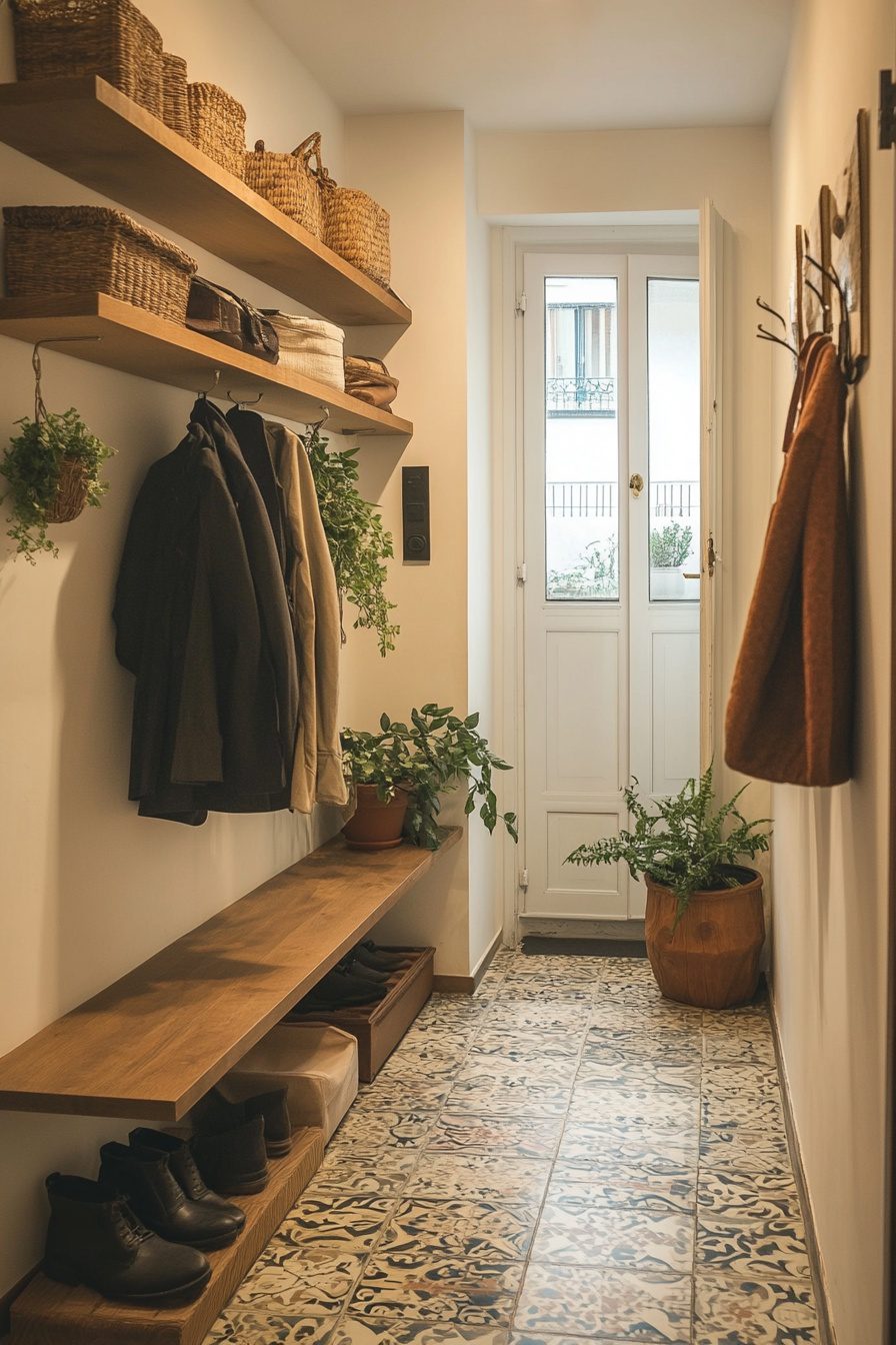 29 Tiny Apartment Entryway Ideas For A Cozy And Inviting Welcome ...
