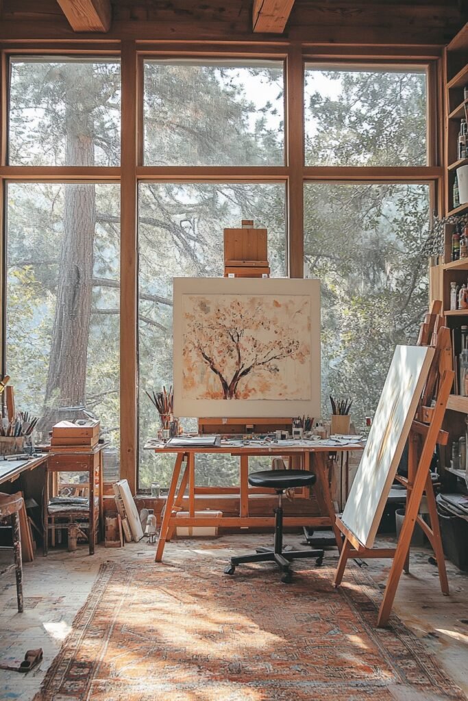 Sunlit Artist’s Studio