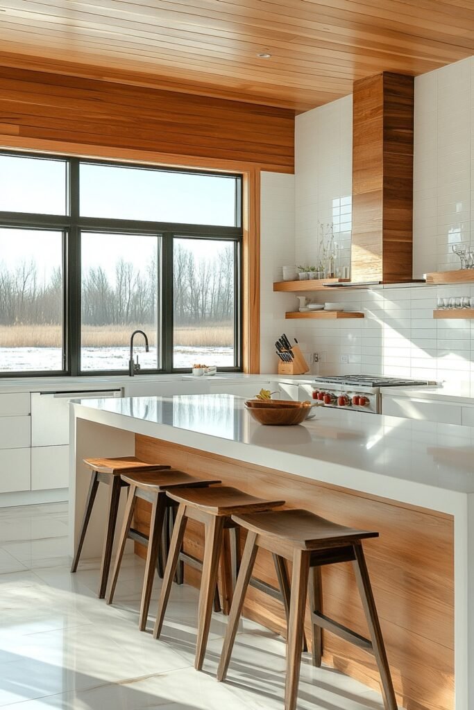 Sunlit Nordic Kitchen