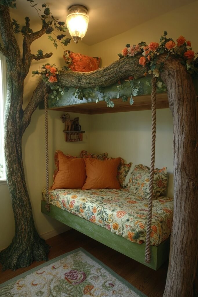 Swing Loft Bed Nook