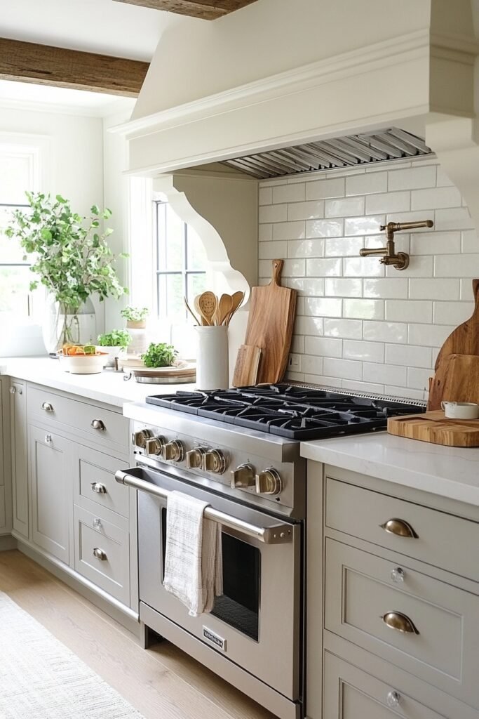 Tranquil Stove Kitchen