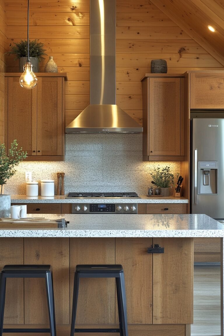 29 Small Cabin Kitchen Ideas For A Warm And Inviting Cooking Area ...