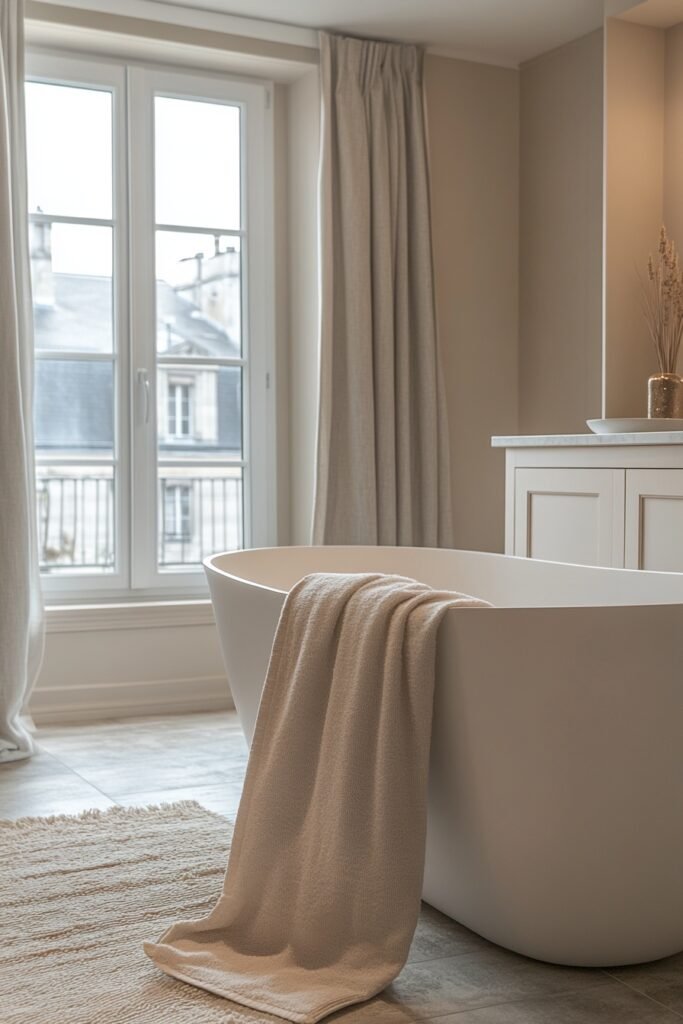 Understated Loft Bath Elegance