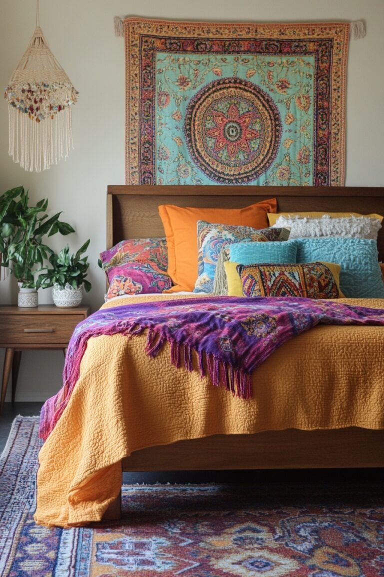 29 Yellow Boho Bedroom Ideas To Bring Bold And Beautiful Hues To Your ...