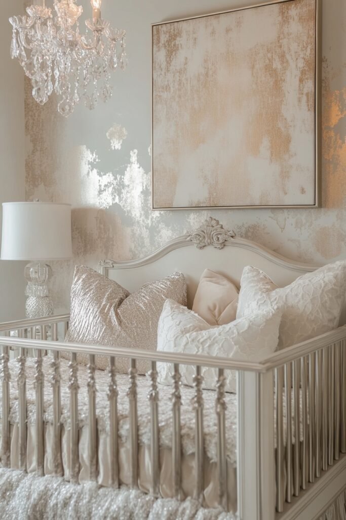 Vintage Glam Nursery with Luxury Touches