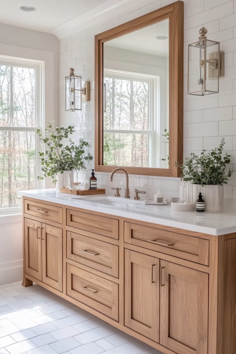 29 Transitional Bathroom Design Ideas For A Classic Yet Contemporary ...