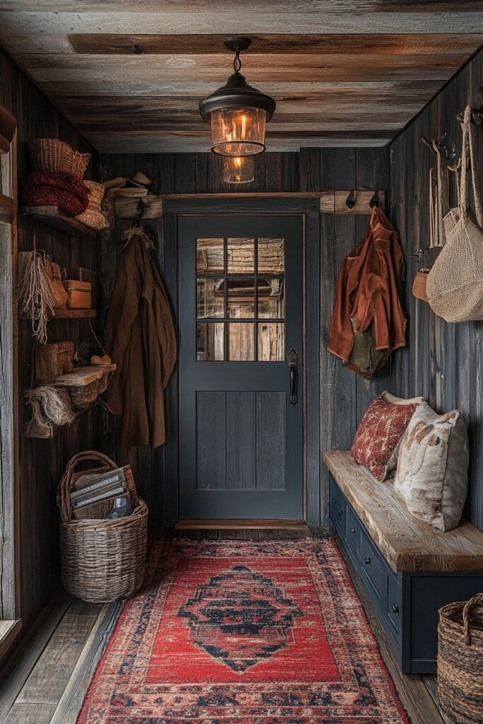 Welcoming Cabin Entryway