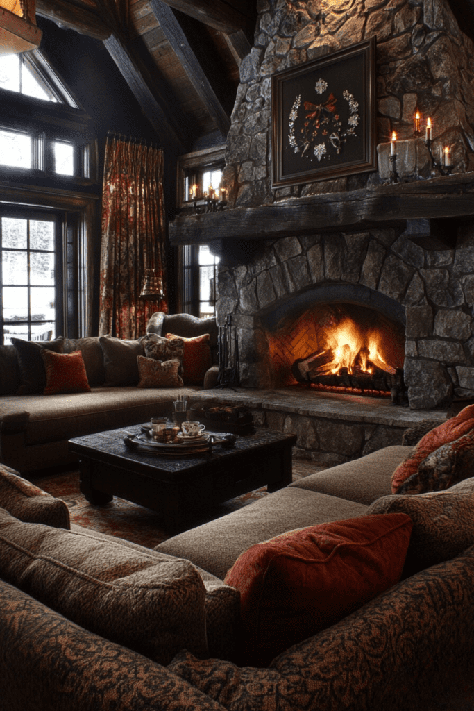 Winter Cabin Warmth